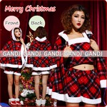 【クリスマス/豪華ケープ/チェック柄/サンタ/コスプレ/コスチューム/イベント/パーティ/仮装/衣装】9451の詳細ページへ