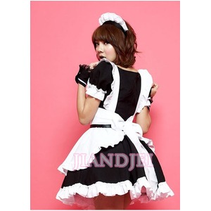 【喫茶店メイドさん家政婦/萌えメイド/メイド服/ハロウィン/クリスマス/イベント/仮装/舞台/パーティ/コスプレ/コスチューム/衣装】ns105407 チェリー