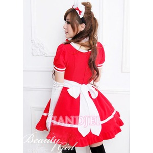 【ドレスメイドコスプレ/SEXYメイド服/喫茶店/家政婦/萌えメイド/ハロウィン/クリスマス/イベント/仮装/舞台/パーティ/コスプレ/コスチューム/衣装】5418