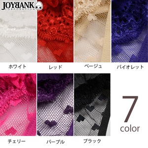 ハートチュールTバックショーツ☆アソート10枚セット【ランジェリー/ショーツ/下着/衣装】08000432
