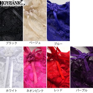 フラワーリボンポイントTバックショーツ☆アソート10枚セット【紐パンツ/ランジェリー/ショーツ/下着/衣装】08000437