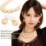 Vajra（ヴァジュラ） 希少素材!コットンパールネックレス♪ 【日本製】