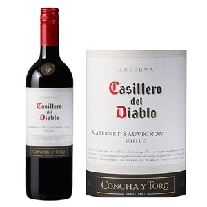 【チリ産　赤ワイン】コンチャ・イ・トロ　カッシェロ・デル・ディアブロ カベルネ・ソーヴィニヨン 750ml 