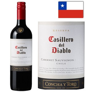 【チリ産　赤ワイン】コンチャ・イ・トロ　カッシェロ・デル・ディアブロ カベルネ・ソーヴィニヨン 750ml 　【12本】