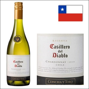 【チリ産 白ワイン】コンチャ・イ・トロ カッシェロ・デル・ディアブロ シャルドネ 750ml
