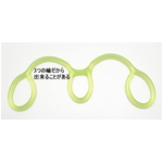 3つの輪だからできることがる・トレーニングバンド モビバン グリーン 1個入り