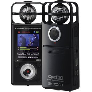 ZOOM ズーム Q2HD/B ハンディ・ビデオ・レコーダー