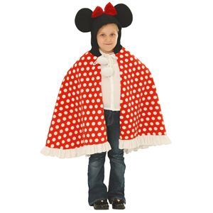 【安価なお手頃価格】ディズニー公認ミニー肩マント（子供用）キャラクターケープシリーズ