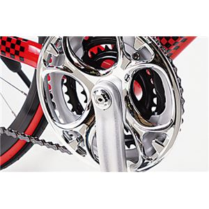Lamborghini（ランボルギーニ） 自転車 クロスバイク 26・18SP TL-972 RED