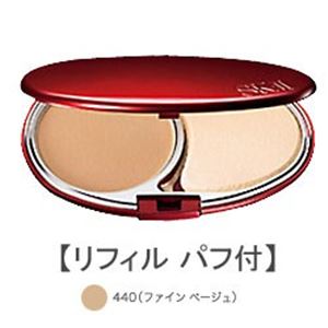 MAXFACTOR（マックスファクター） SK2 サインズパーフェクト ラディアンス パウダーファンデーション SPF20 PA++ 【 リフィル パフ付】 【 440 ファインベージュ 】