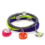 JUICY COUTURE（ジューシークチュール） Charm Elastics Set Of 3 ヘアゴム Blackの詳細ページへ
