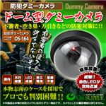 【防犯用ダミーカメラ】ドーム型 （ブラック） オンサプライ（OS-164） 【2台セット】