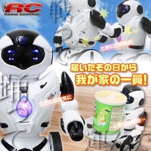 【RCオリジナルシリーズ】ラジコン ロボットトイ 人型 6軸ジャイロ 走行 旋回 ジェスチャーコントロール ダンス ボクシング 赤外線リモコン 『KiB Robot』 (OA-4170)