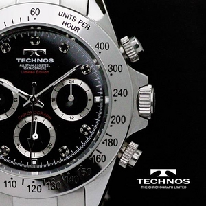 TECHNOS(テクノス) メンズ腕時計 クロノグラフ T4102SH 限定モデル