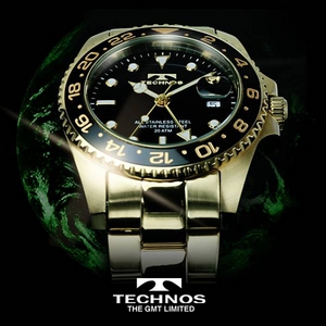 TECHNOS(テクノス) GMT 限定モデル メンズ 腕時計 T2134GB