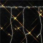120球LEDアイスクルライト 270cm レモンゴールド（透明コード／コントローラー付き／防滴型）の詳細ページへ