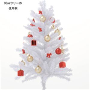 ツリーボックス入りオーナメントセット 47個 90cmツリー用 レッド/ゴールド