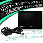 WIS230専用セット USBケーブル型ワイヤレスカメラ＆液晶画面付ワイヤレル受信機