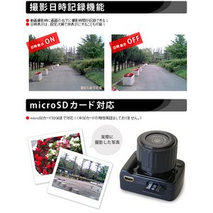 【microSDカード8GBセット】 最小サイズ・HD画質800万画素!超小型一眼レフ型カメラ(Y3000-8GB)