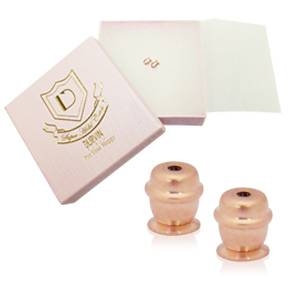 DUR VIN(ドルウィン) 落ちないピアスキャッチ ドルウィンキャッチ コーティングタイプ(ピンクゴールドカラー) 1ペア