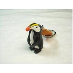【由衣屋】ハンドメイド牛皮キーホルダー ペンギンの詳細ページへ