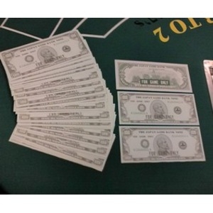 ゲーム用ドル札（仮想紙幣）１００＄