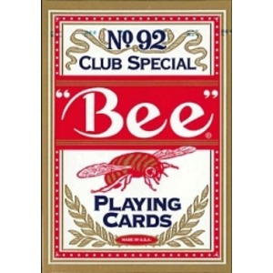 Bee ビー (ポーカーサイズ) No.92 Club Special -レッド-
