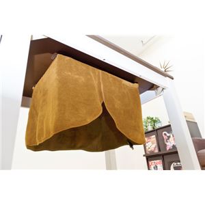 デスクヒーター(パネルヒーター/暖房器具) 46cm×36cm 3時間自動オフタイマー/専用カバー付き