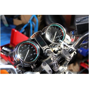 Z400FX メッキメーターカバー 上側