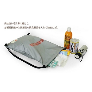 【日本防炎協会認定】難燃性素材使用、災害時に備える非常持ち出し袋35-0109