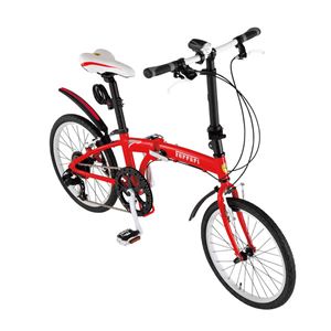 Ferrari（フェラーリ） 自転車 AL-FDB207 Pack レッド