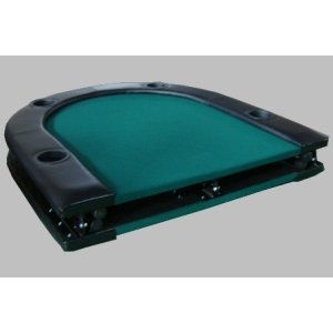 ポーカーテーブル (C10-LIGHT) (２折・軽量タイプ)グリーン