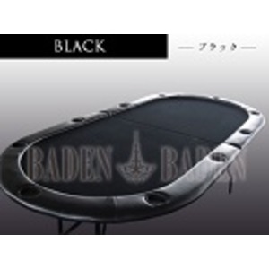 ポーカーテーブル (C10-LIGHT) (２折・軽量タイプ) ブラック