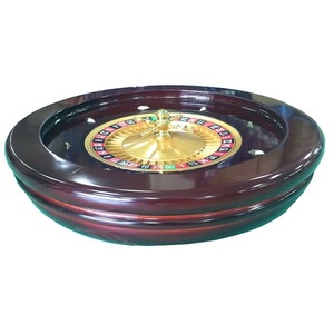 ルーレットウィール「Royal Queen（ロイヤルクイーン）20"」-高級マホガニー艶出し仕上げ