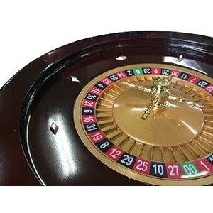 ルーレットウィール「Royal Queen（ロイヤルクイーン）20"」-高級マホガニー艶出し仕上げ