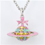 Vivienne Westwood(ヴィヴィアンウエストウッド) RIBBON BAS 3D ORB P/SS/MU ネックレス