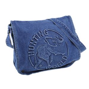 HUNTING WORLD (�n���e�B���O���[���h) HW D-S/M-131 DENIM TOTE/BLU �V�����_�[�o�b�O