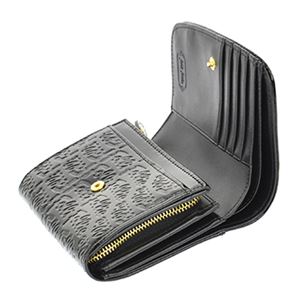 FOLLI FOLLIE （フォリフォリ） WA0L026SK／BLK 二つ折り財布