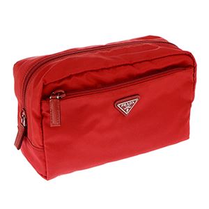 Prada �i�v���_�j 1NA394 VELA�^ROSSO �|�[�`