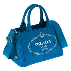 Prada �i�v���_�j 1BG439 CANAPA�^AZZURRO ��񂰃o�b�O