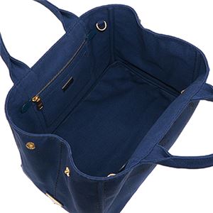 Prada (プラダ) 1BG642 CANAPA/BLUETTE 手提げバッグ
