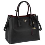 Prada �i�v���_�j 1BG756 S�^CUIR�^NER�^FUOCO ��񂰃o�b�O