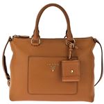 Prada (�v���_) 1BA063 V/DAI/CARAMEL ��񂰃o�b�O