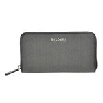 Bvlgari (ブルガリ) 32587 CANVAS/BLK 長財布