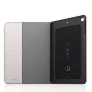【iPad mini 3 / iPad mini 2 / iPad mini】SLG Design D5 Calf Skin Leather Diary（カーフスキンレザーダイアリー）フィルム1枚入り スタンド機能付 自動オン/オフ機能付 カードポケット（Skin babypink）