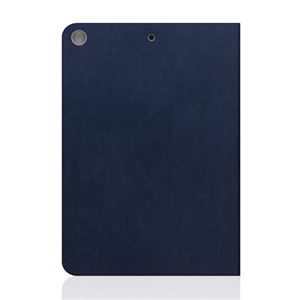 【iPad mini 3 / iPad mini 2 / iPad mini】SLG Design D5 Calf Skin Leather Diary（カーフスキンレザーダイアリー）フィルム1枚入り スタンド機能付 自動オン/オフ機能付 カードポケット（Skin navy）