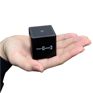 【SK】スマホ用 Bluetooth対応小型スピーカー Smart Speaker（スマートスピーカー） bluetooth スピーカー bluetooth スピカ ワイヤレス NFC 携帯スピーカー パワフル スマートフォン対応 （Black）
