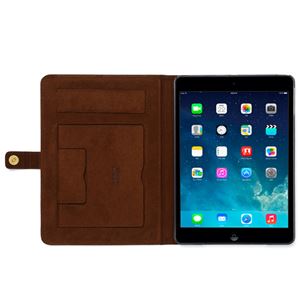 【iPad Air】ZENUS Prestige Retro Vintage Diary （プレステージ レトロビンテージダイアリー）スタンド機能付 本革 ハイブリッド（dark brown）