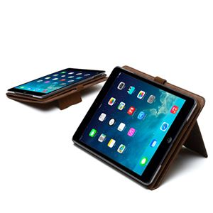 【iPad Air】ZENUS Prestige Retro Vintage Diary （プレステージ レトロビンテージダイアリー）スタンド機能付 本革 ハイブリッド（dark brown）