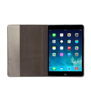 【iPad Air】ZENUS Masstige Metallic Diary スタンド機能付（silver）